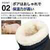 MERPHINE Snow Boots for Men and Winter Cold Weather Thick Suitable for Hokkaido Women, Shoes, Boots, Fleece-Lined, Boa-Lined, Warm, Sole, Non-Slip,