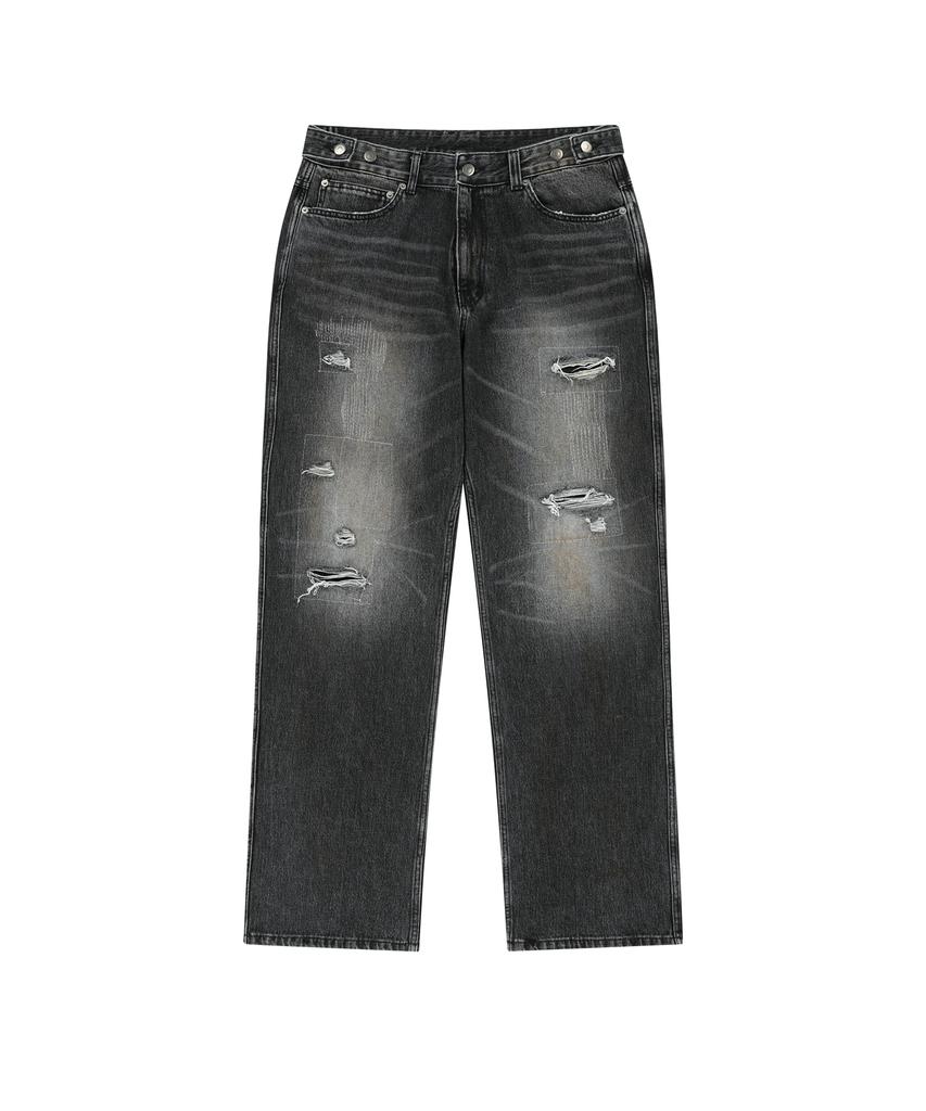 ENDOOR Archive Repair Denim Pants (Black)