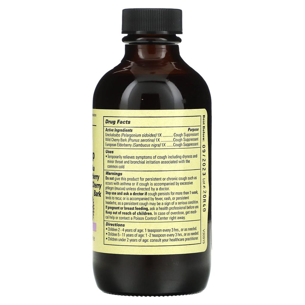 ChildLife Essentials Essentials, Formula 3 Cough Syrup, Alcohol-Free, Natural Berry Flavor, 4 Fl Oz (118.5 Ml)