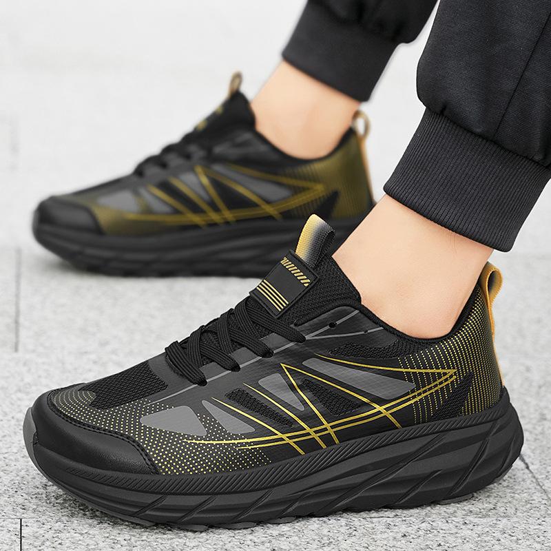 Popular Men's Sneakers, Last Big Head Shoes, Refreshing and Breathable Outdoor Running Shoes