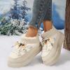Large size thick-soled snow boots for women's autumn and winter new velvet thickened warm cotton shoes for women