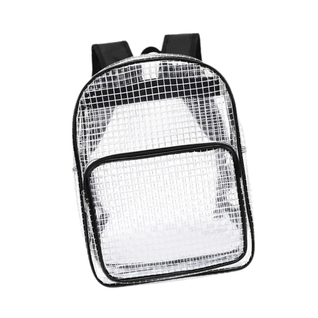 Cleanroom Tool Bag Tool Pouch Organization PVC Workbag Clear Backpack Engineer Bag for Security Sports Work Travel Plumber