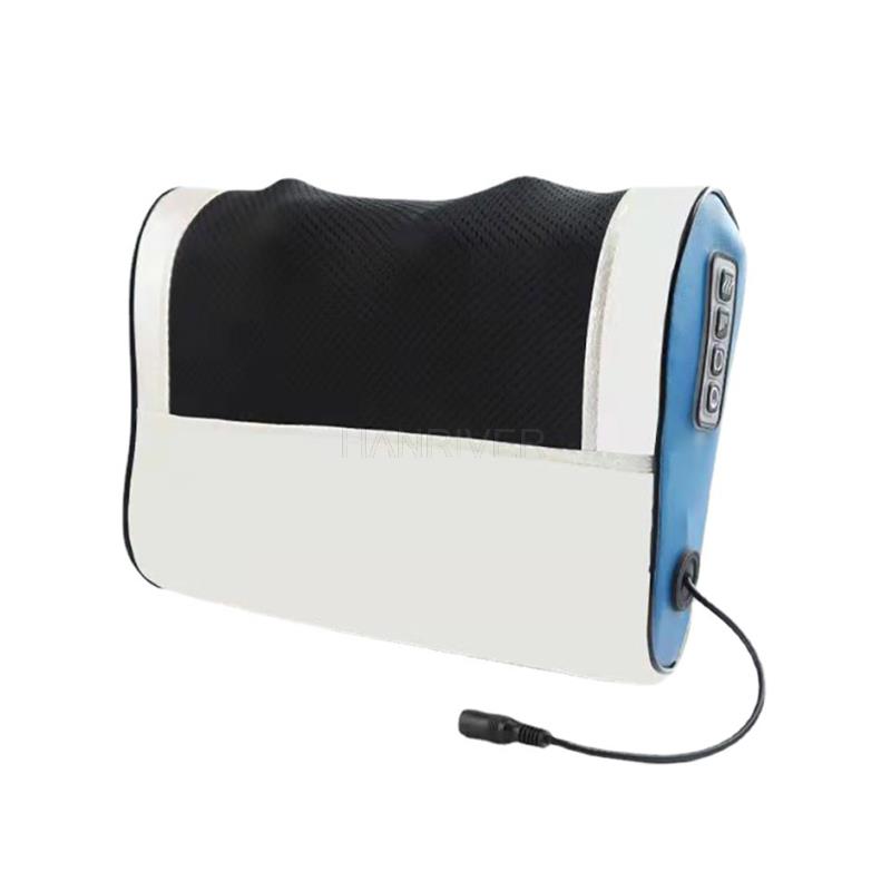 110V-220VMassage pillow kneading heating square pillow wholesale household plug-in four-button massage pillow синий 6100₽