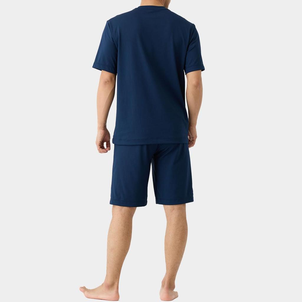 Venex Standard Recovery Wear Set Medical Short Sleeve Top and Size L Men's Dry+ (General Devices), Pants, Navy,