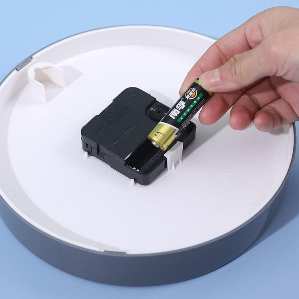 8 Inch Hanging Clock Battery Operated Round Wall Clocks Stylish Scale clock  Living Room