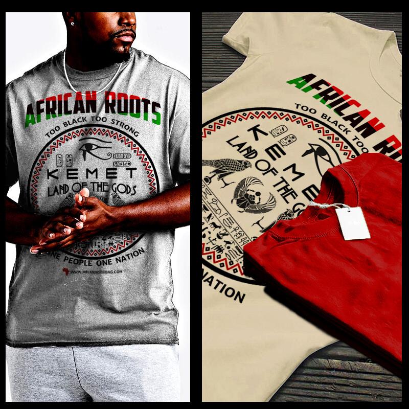 

African Kemetic Black God RBG Marcus Garvey Philosophy Woke Melanin Man Unisex T-Shirt XXXXL