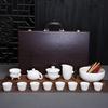 Chaxun Zen-Style Ceramic Tea Set with Crystal Filter