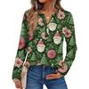 Women's Print Long Sleeve Shirts Elegant Casual Tops Trendy Shirts Tops