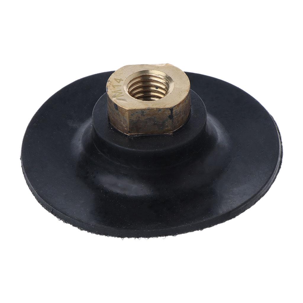 4'' M14 Rubber Based Sanding and Grinding Discs for Concrete Floor Tile Table Grinder Stone Sanding and Polishing