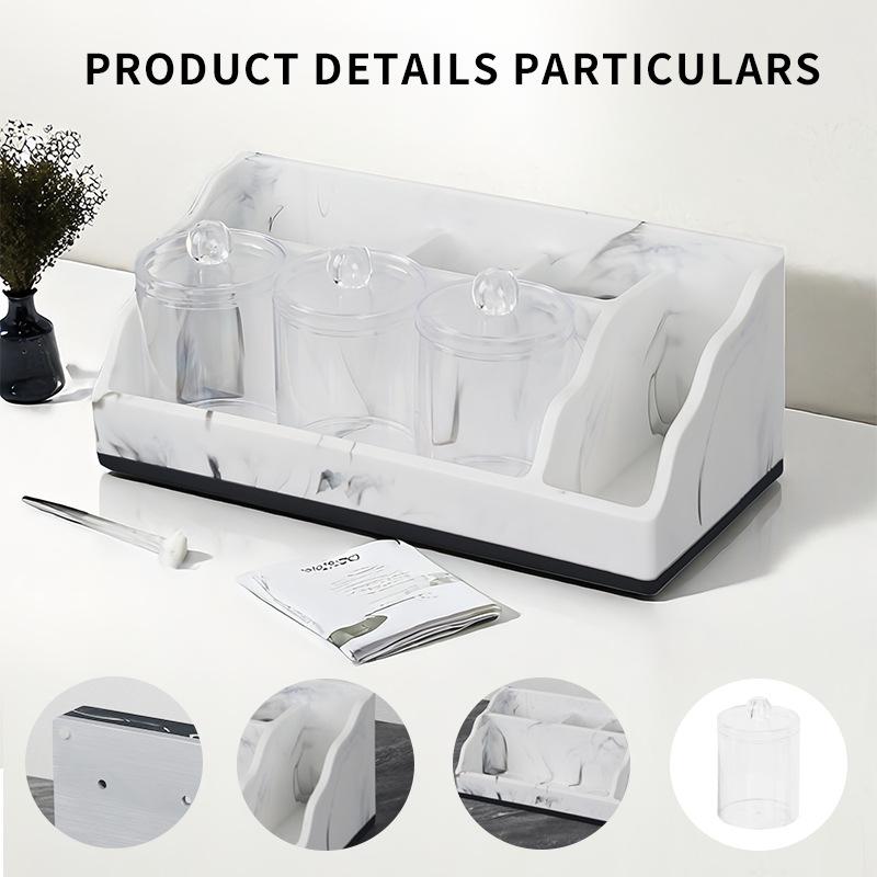 Resin Bathroom Toothbrush Holder Household Items Dressing Table Storage Rack Multifunctional Toothbrush Holder