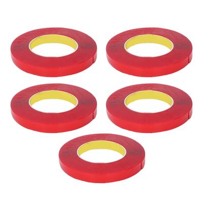 5 rolí oboustranné akrylové pásky o tloušťce 0,1 mm, šířce 15 mm a délce 10 m, odnímatelná montážní páska pro vysoké zatížení