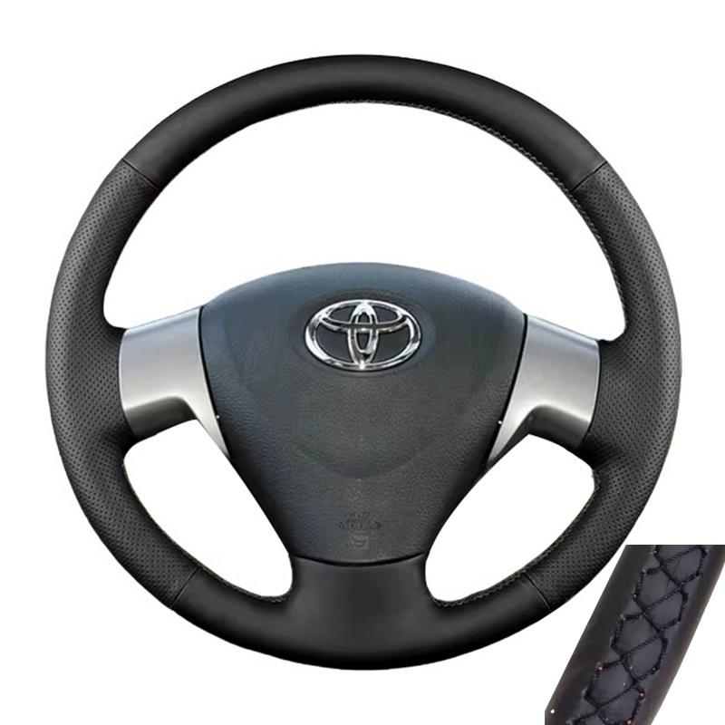 Hand-stitched Microfiber Leather Car Steering Wheel Cover For Toyota Corolla 2009-2013 Auris 2007-2009 Matrix 2009-2010