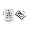 Portable Sturdy Leather Punch Die Making Tool for Handbag Coin Holder Keychain and Without Sewing Card Bag Projects