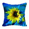 Sunflower Print Pillowcase Office Living Room Home Pillowcase Car Ornaments