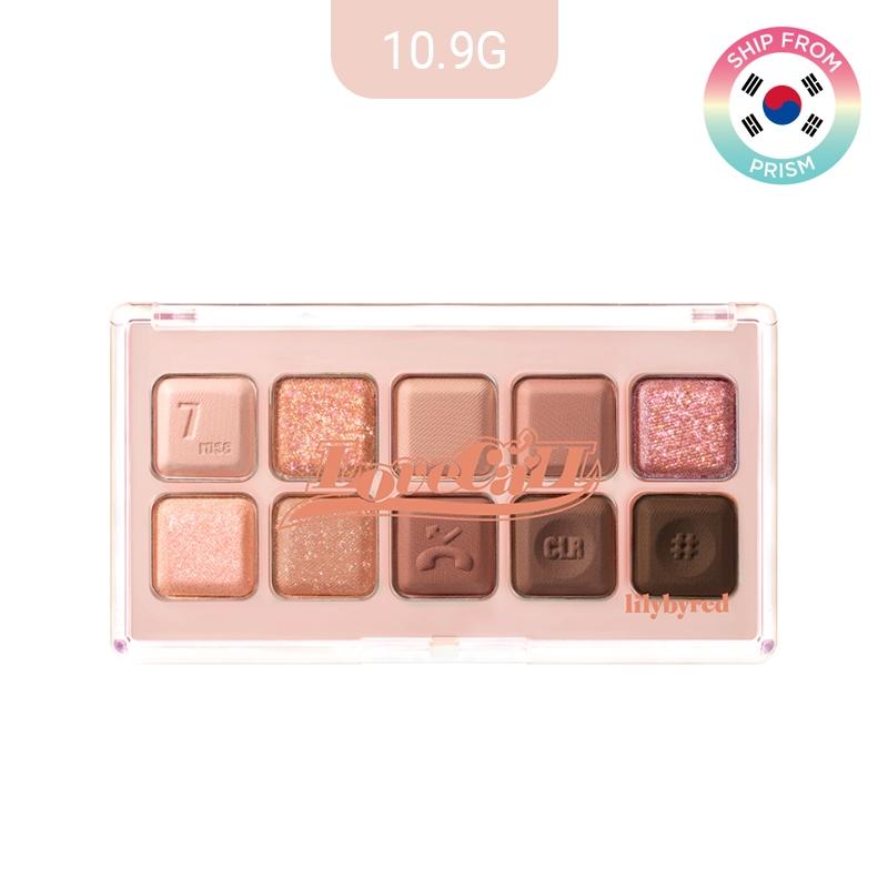 lilybyred Paleta cieni do powiek Mood Keyboard 8 kolorów, 10 wszechstronnych palet kolorów, galaretowata konsystencja z naturalną przyczepnością i rozwojem koloru