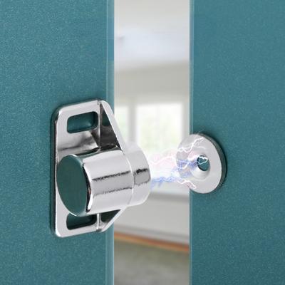 Trava de porta de armário magnético, trava de porta de móveis magnética, travas de armário de ímãs de neodímio fortes e potentes