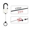 1pc Anti Loss Carabiner,Wire Lua Retractable Carabiner,Outdoor Backpack Keychain
