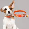 2Pcs Dog Collar Adjustable Buckle Design Exquisite with Bell Paw Pattern Pet Cat Dog Neck Circle Pet Supplies
