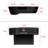 Car Seat Gap Organizer Multifunction Storage Box Cup Pocket For Mercedes Benz AMG W212 W205 W246 W177 W176 W213 GLC GLE GLS ML Welcome Laser Logo Lamp