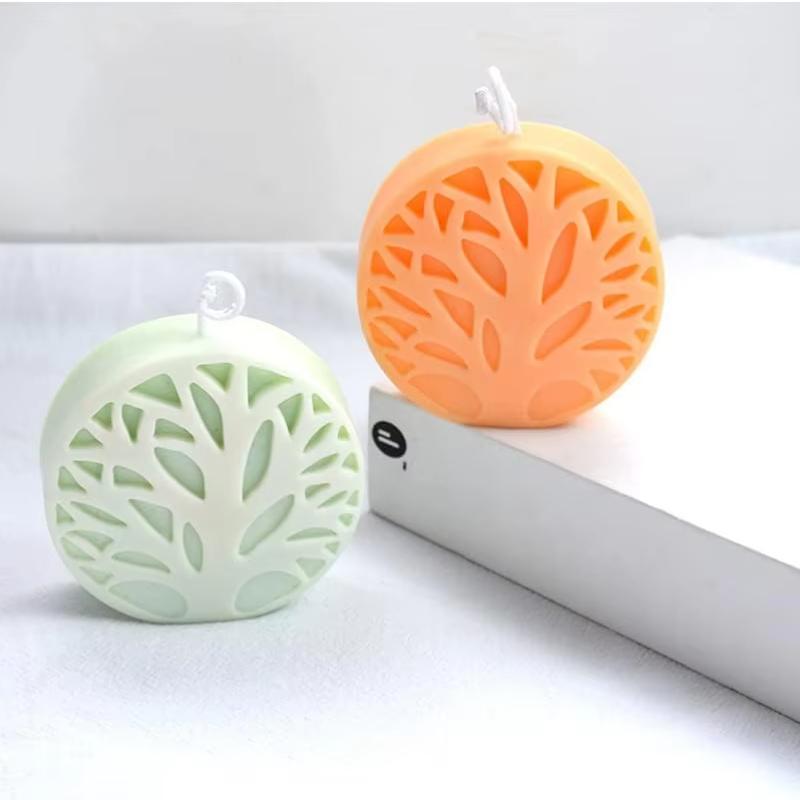 Set of 2 3D Tree of Life Silicone Molds for Crafting Candles, Resin Pillars, Aromatherapy Products, Gypsum, Wax, Soap, Flowers