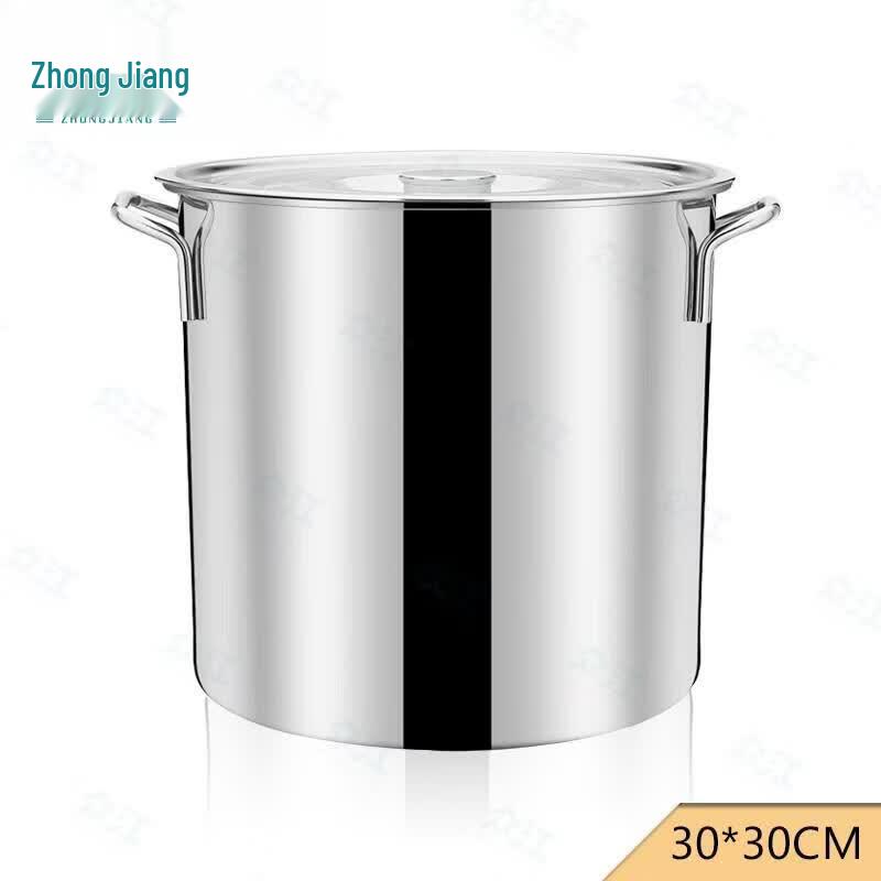 Commercial 304 Stainless Steel Stockpot with Lid