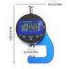 Digital Thickness Gauge 0-8mm/0.3'' Electronic Micrometer LCD Display Dial Thickness Meter for Paper/Film/Leather/Wire