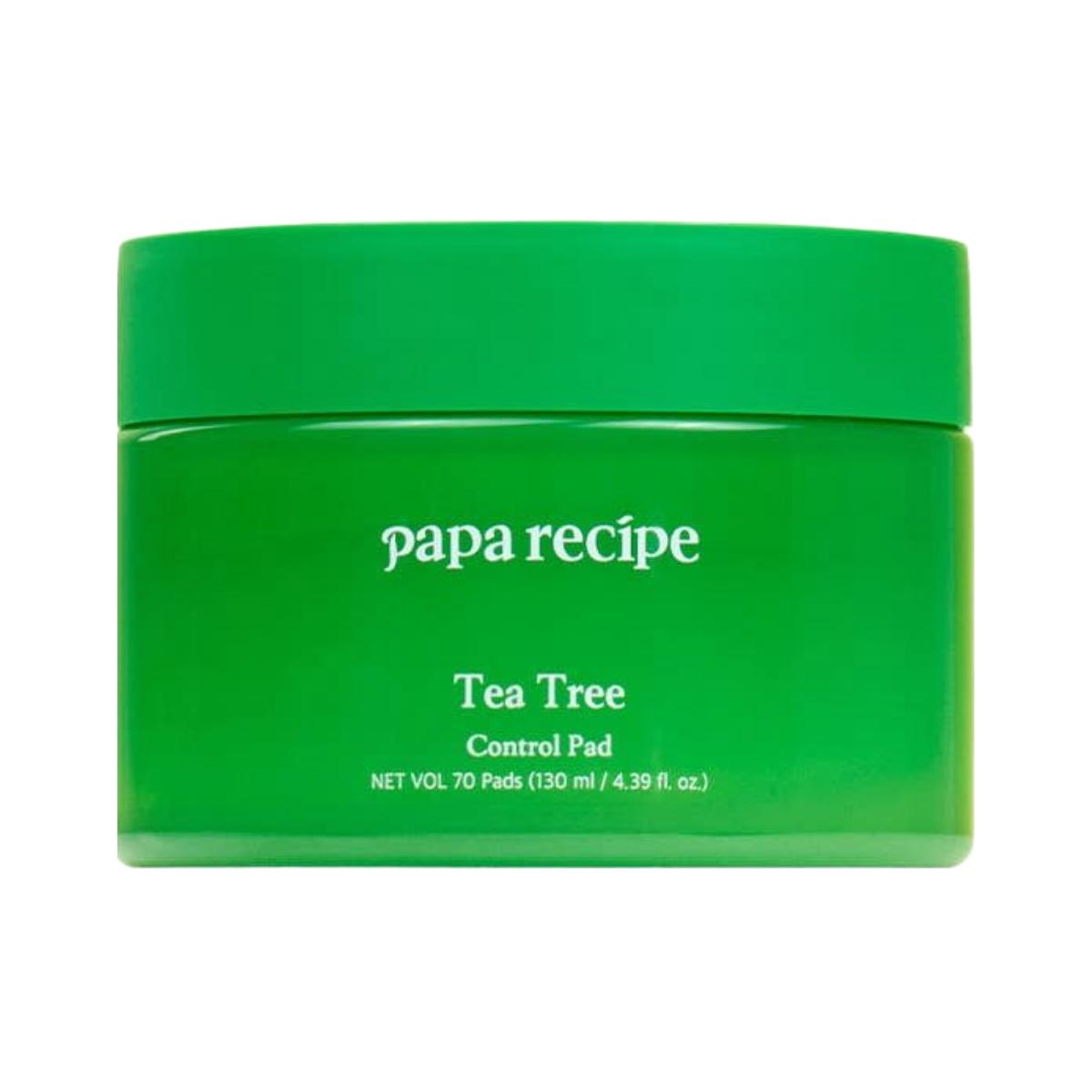 Papa Recipe Tea Tree Control Pad 70 Sheets 130ml Pore Purifying & Soothing Toner Pad