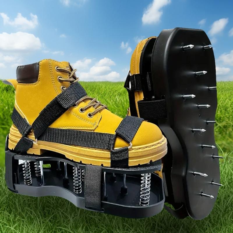 Spikes Shoes for Epoxy Flooring Epoxy Shoes Spikes with Bottom Spiked Shoes Epoxy Floor Coating Fully Assembled