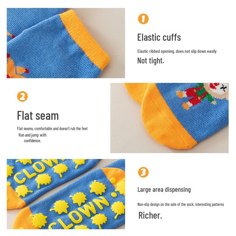 Non-Slip Playground & Yoga Socks for Kids and Parents