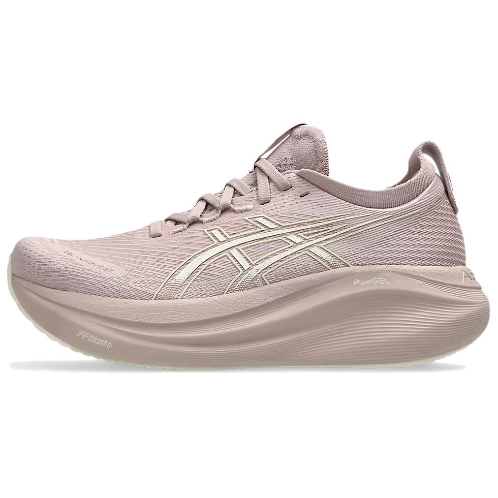 Asics Gel-Nimbus 27 Versatile Comfortable Durable Breathable Low-Top Running Shoes Women Sneaker Pink 1012B753-702