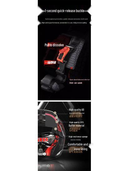 All-Season Motorcycle Full Face Helmet, 3C Certified for Men and Women