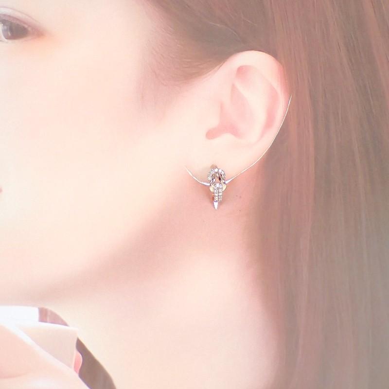 no brand  Pierce K18 Pink Gold Women