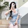 Sexy pajamas plus size Japanese kimono suit small chest erotic underwear seduction flirting hot bed passion uniform