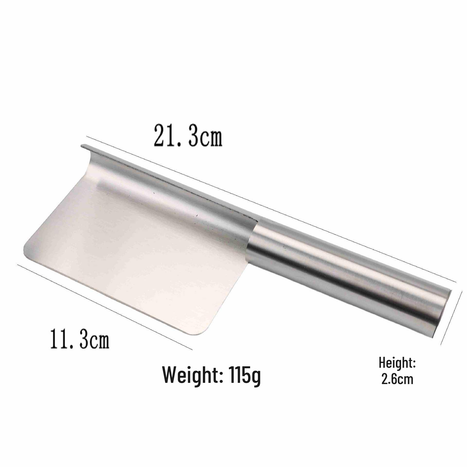 Stainless Steel Multifunctional Dough and Flour Scraper Cutter 430 Stainless Steel Flour Cutter 115g