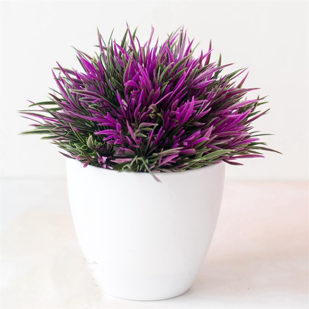 Büro Hochzeit Party Dekoration Künstliche Blume Künstlicher Falscher Kleiner Baum mit Töpfen Künstliche Falsche Pflanzen