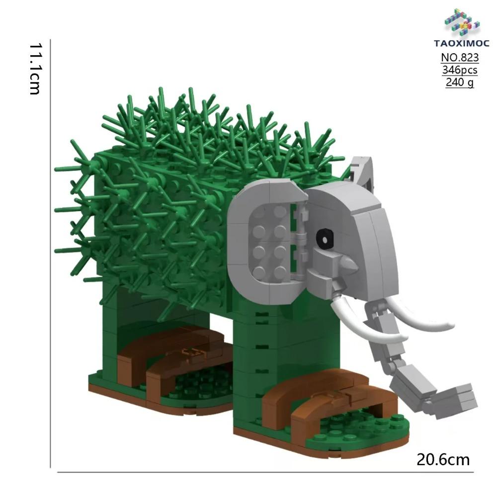 2025 Cartoon Italian Brainrot Animals Tung Tung Tung Sahur Building Blocks Model Desk Ornament Tralalelo Tralala Bricks Toy Gift