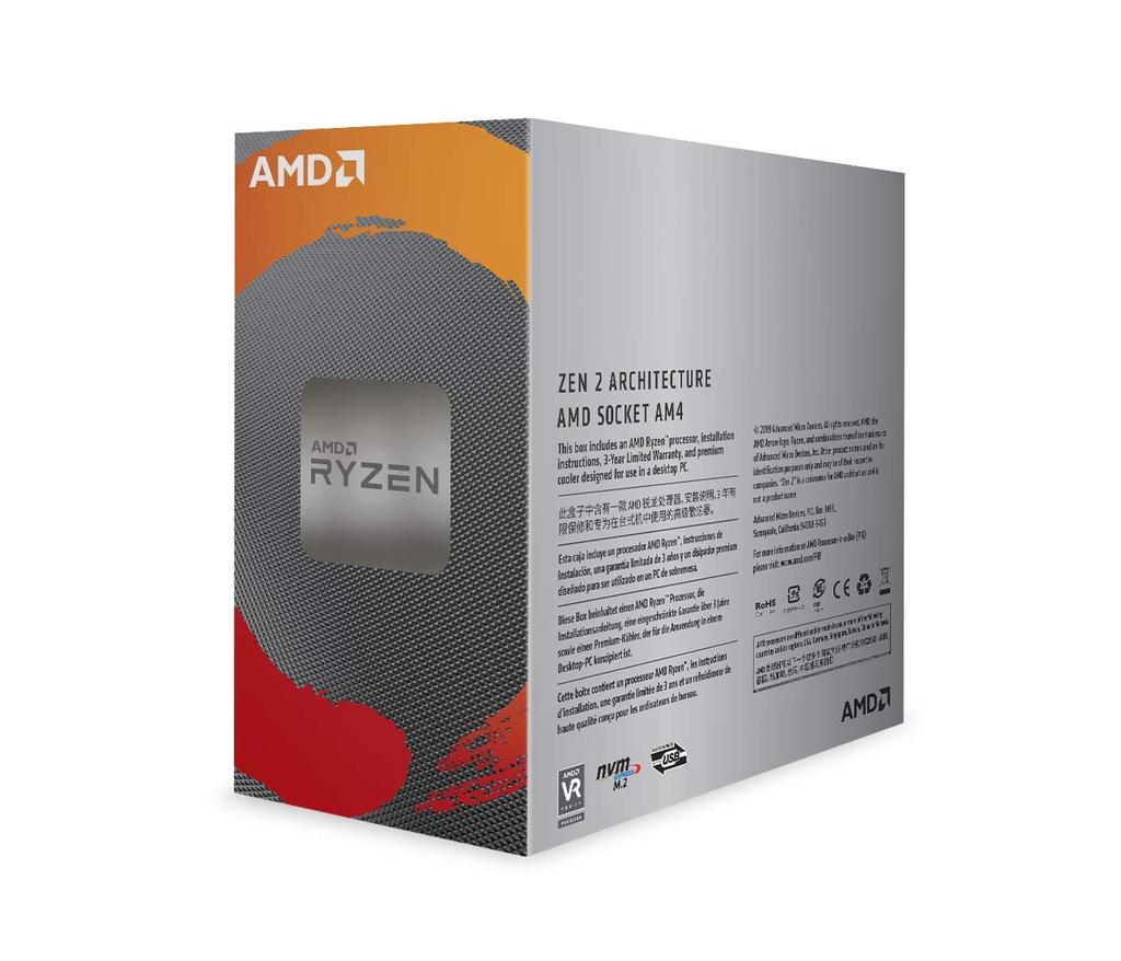 AMD Ryzen 5 3600 with Wraith Stealth cooler 6 cores 12 threads 35MB 65W warranty 3.6GHz / 100-100000031BOX 3-year [Item]