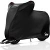 Kaedear Motorcycle Medium Size Locking Windproof Weather Cover, (125cc/400cc), Anti-Theft, Hole, Belt, Water-Repellent, Shield, KDR-C2-2L