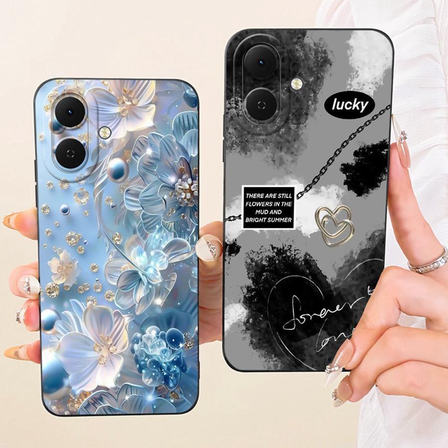 Pone Case for Tecno Spark Go 2 Case KM4 Cute Panda Lovely Rabbit Pattern Shell for Tecno Sparkgo2 GO 2 Len Proective Back Capa