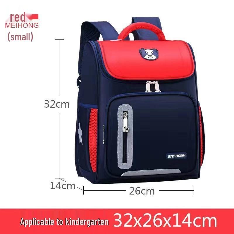 Children's Korean Style Backpack: Spine Protection, Double Shoulder for Boys & Girls - Ideal for Kindergarten & Primary School