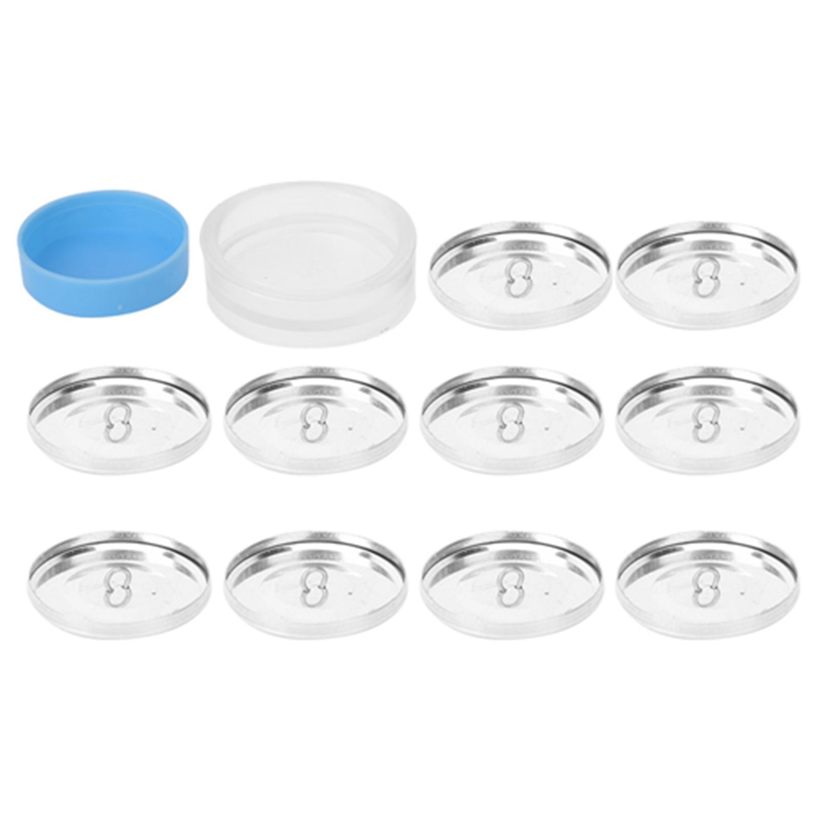 Stoffen Tas Beknoopte Knopen Kit Ronde Knoopbasis DIY Handgemaakte Ambachten Gespmaking Gereedschap 40MM 4MM