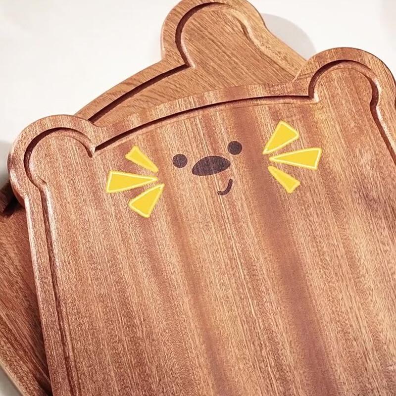 Wutuo Little Bear Wenge Wood Cutting Board