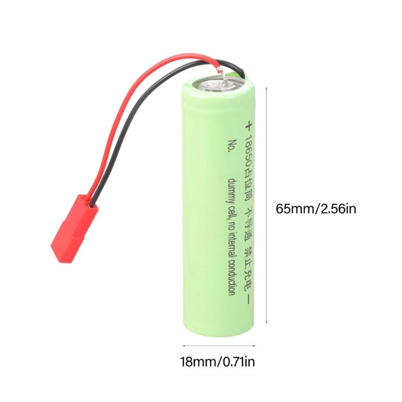 Nicht leitfähige 18650-Batterie-Simulationsschale Batteriehülse für Elektronik-Netzteile Geräte Spielzeug
