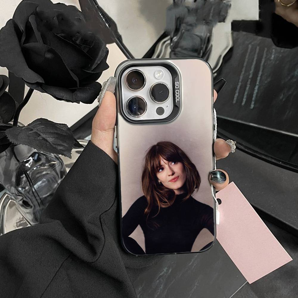 Emily B-Bader Phone Case For iPhone 16,15,14,13,12,17,Pro,MAX White Matte Shockproof Cover