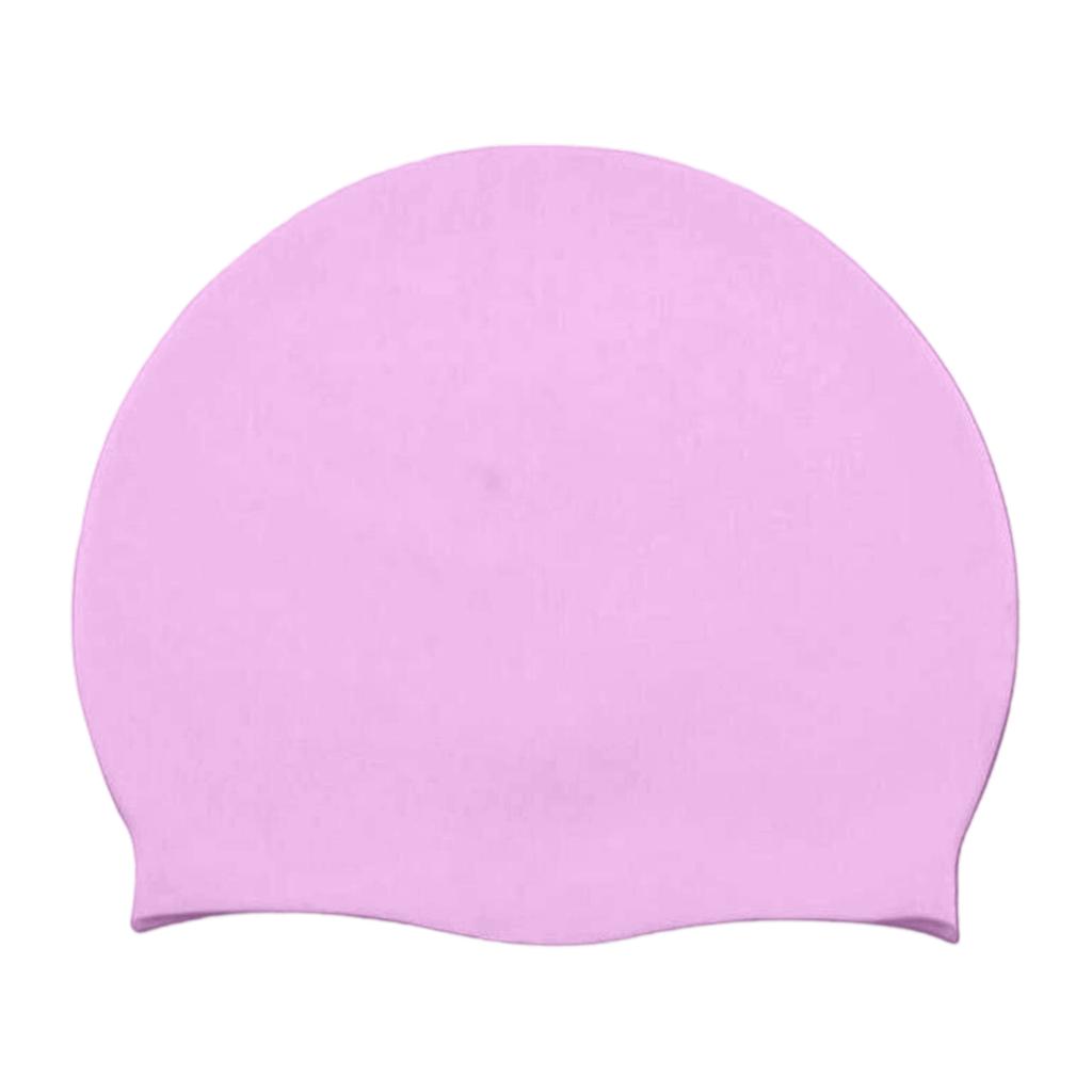 Silicone Swim Cap High Elasticity Waterproof Swimming Hat Ear Protection Comfortable Fit Stretchable Material Durable Design