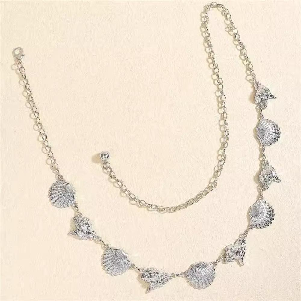 Belly Chain Dress Belt Chains Metal Shell Body Chain Fashion Bohemian Waist Chains  Women