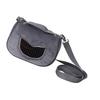 Gray Flannelette Portable Breathable Pet Hamster Carrier Outgoing Bag for Small Pets Guinea Pig