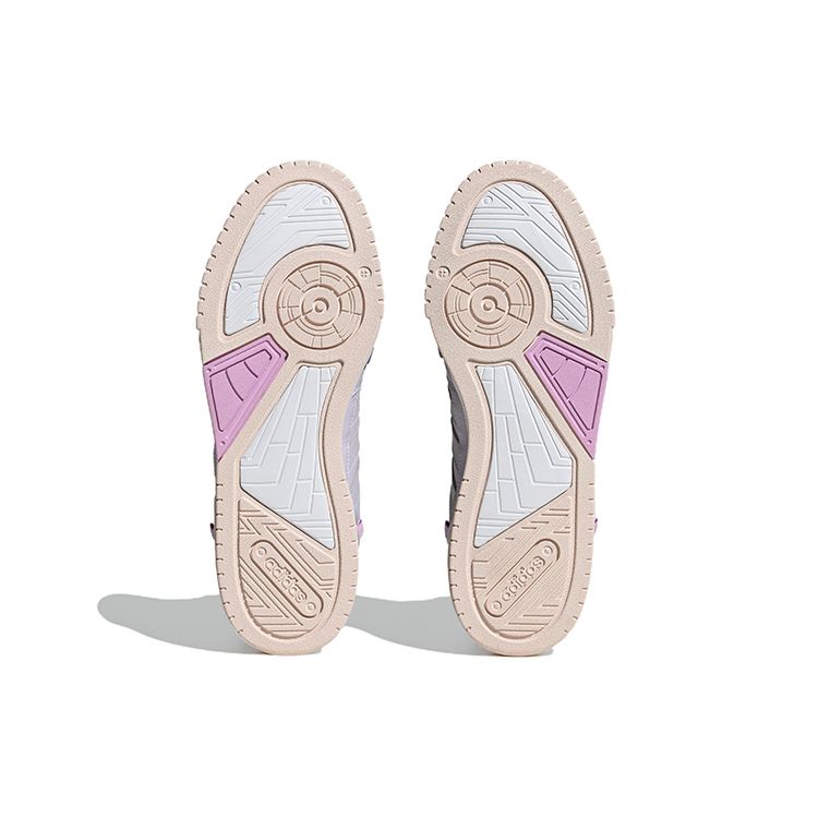 Adidas Neo D-Pad Mid Comfortable Trendy Slip-Resistant Wear-Resistant Lightweight Mid-Top Skate Shoes Women Skate Shoes Purple HQ4232