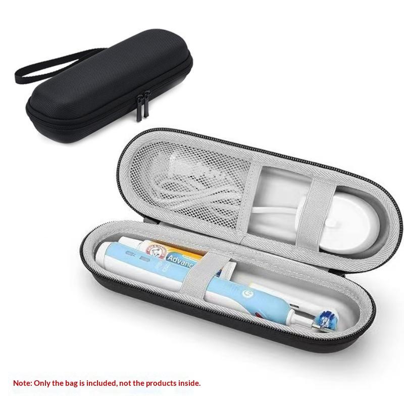 Electric Toothbrush Case Waterproof Traveling Storage Bag With Mesh Pocket Covers Protection