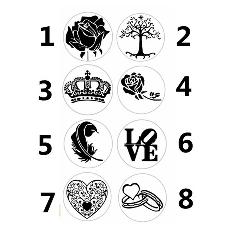 Sigillstämpel med trähandtag DIY Retrostämpel Bröllopsinbjudan Antik stämpel